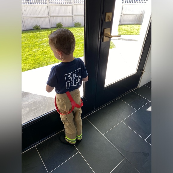 Fireman boys girls size 3T Costume outfit shirt pants suspenders birthday - Picture 2 of 13